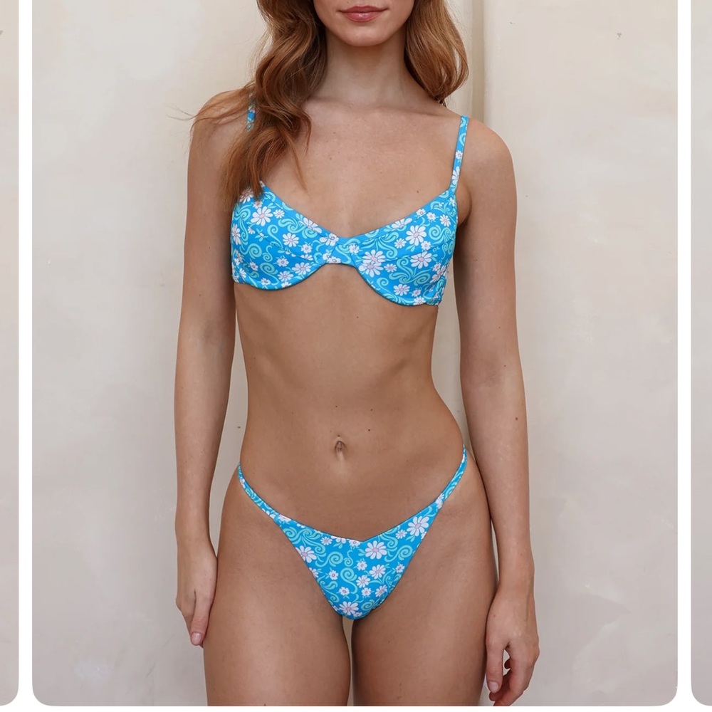 Dippin daisy Fiji cut thong bikini bottom